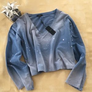 Joe’s Jeans distressed crop top